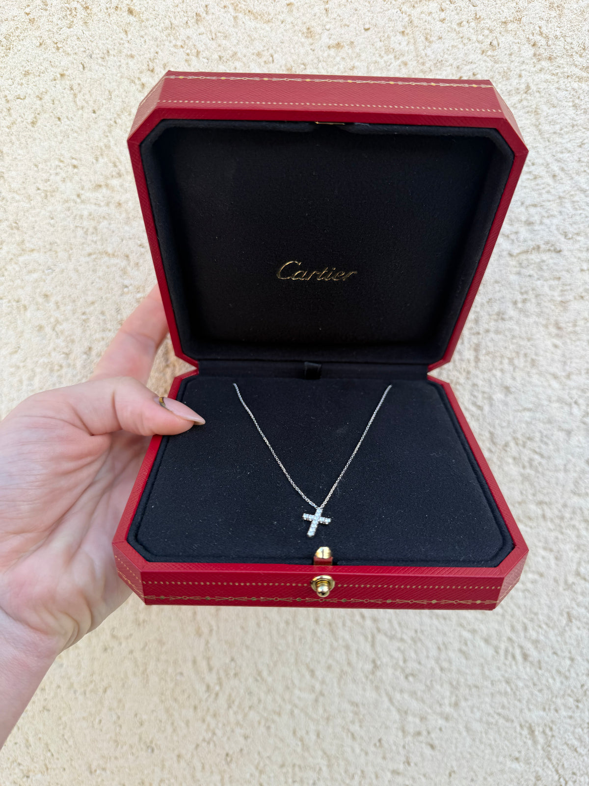 Cartier 18ct White Gold and Diamond Pendant and Necklace