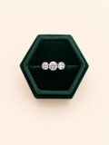 18ct Yellow Gold Old European Cut Diamond Trilogy Ring
