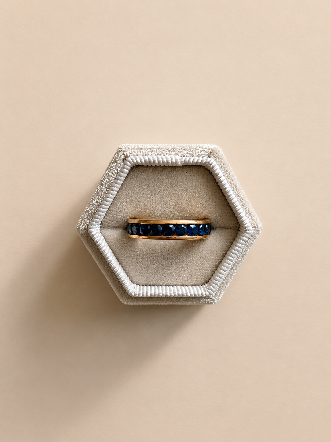 18ct sapphire full eternity band | 375 Vintage