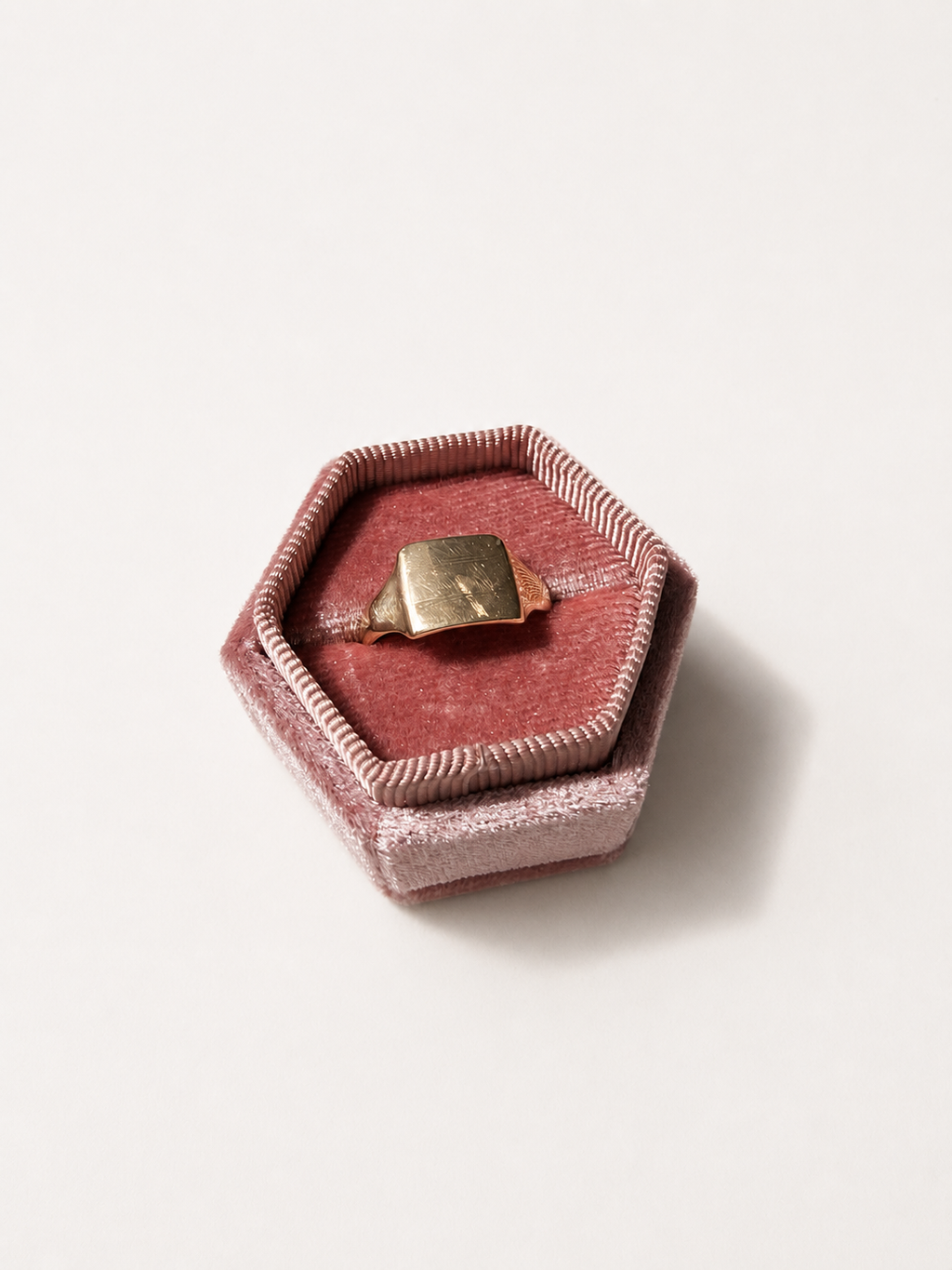 9ct Gold Rectangular Signet Ring