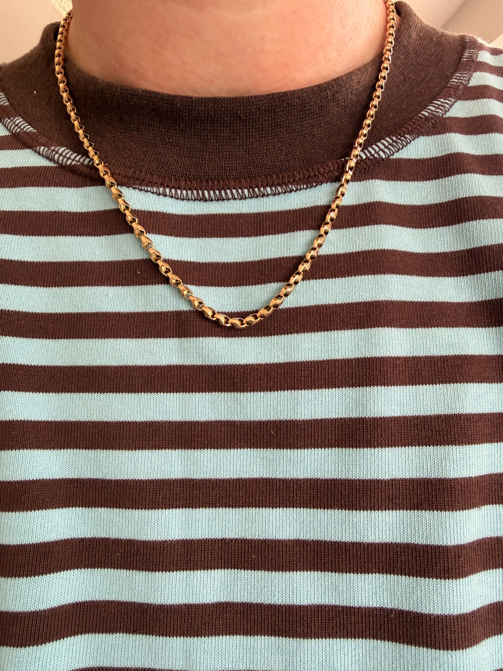 9ct Yellow Gold Box Chain