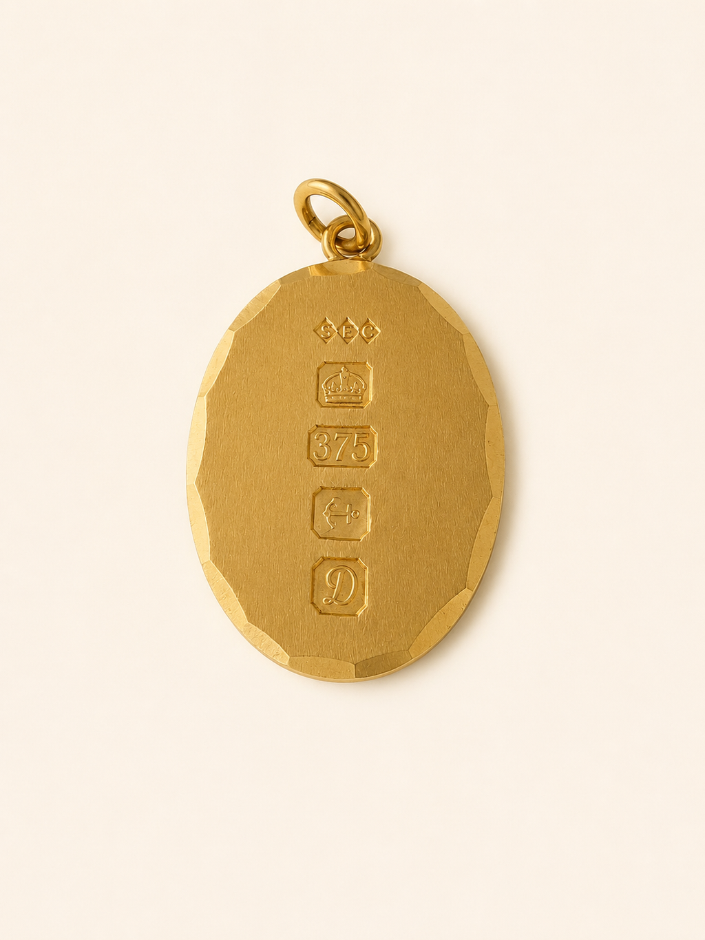 9ct Yellow Gold Ingot Pendant