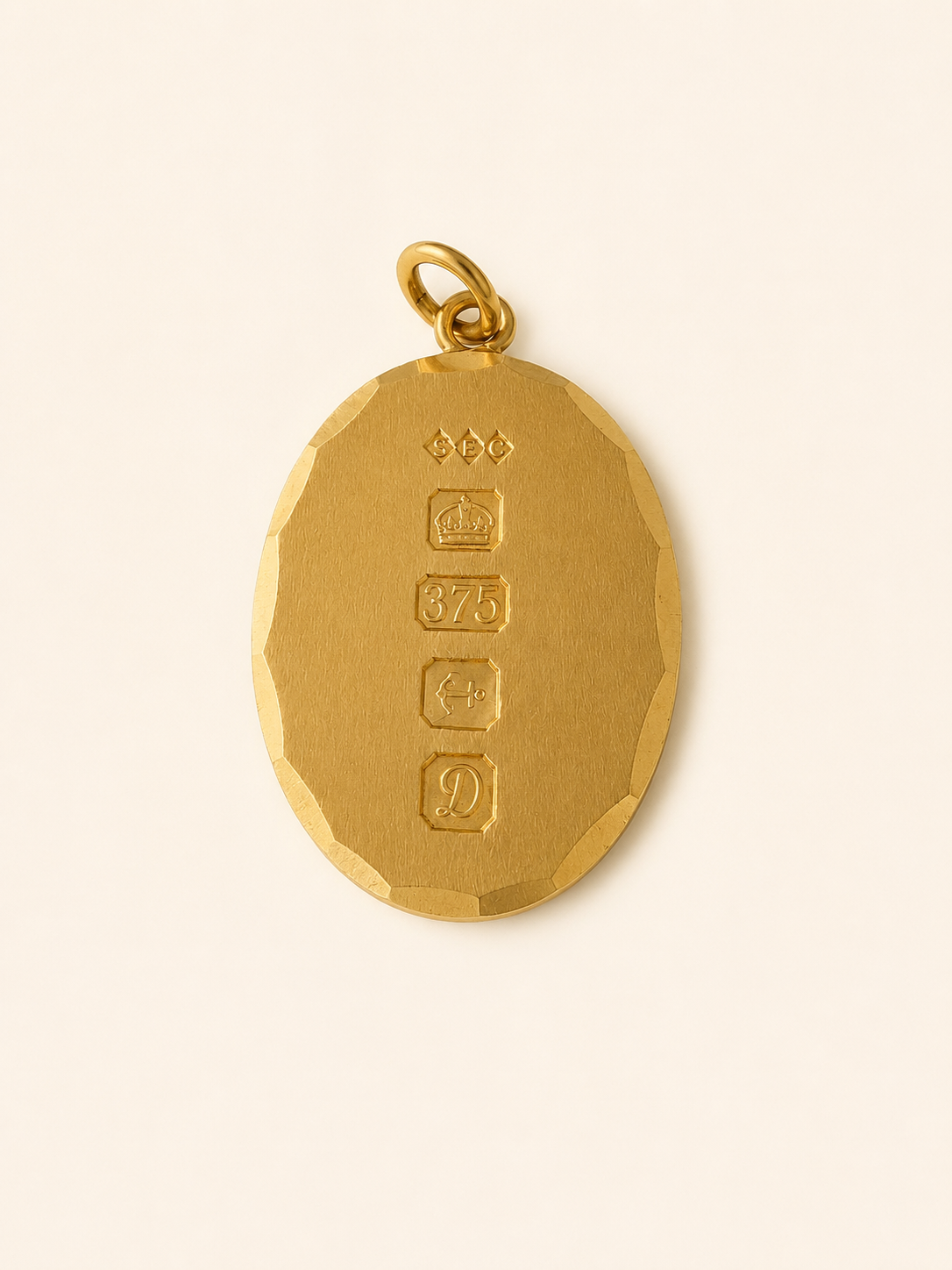 9ct Yellow Gold Ingot Pendant