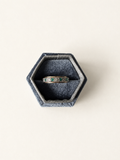 9ct Yellow Gold Diamond and Emerald Eternity Ring
