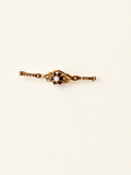 9ct Yellow Gold Opal and Ruby Brooch