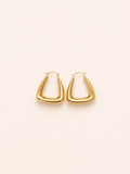 9ct gold hoop earrings – 375 Vintage