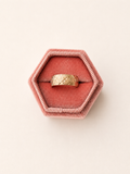 9ct Yellow Gold Engraved Band Ring