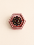 9ct Yellow Gold Garnet Cluster Ring