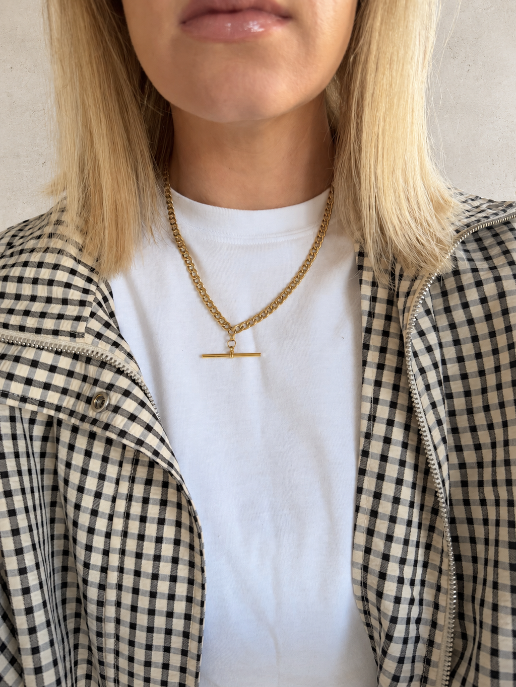 9ct Yellow Gold Albert Style Chain Necklace 18 inches