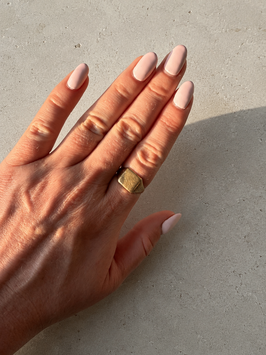 9ct Gold Rectangular Signet Ring