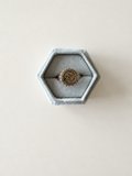 9ct Yellow Gold Sovereign Style Ring