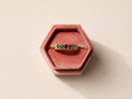 Vintage 9ct gold DEAREST eternity ring multi-stone – 375 Vintage