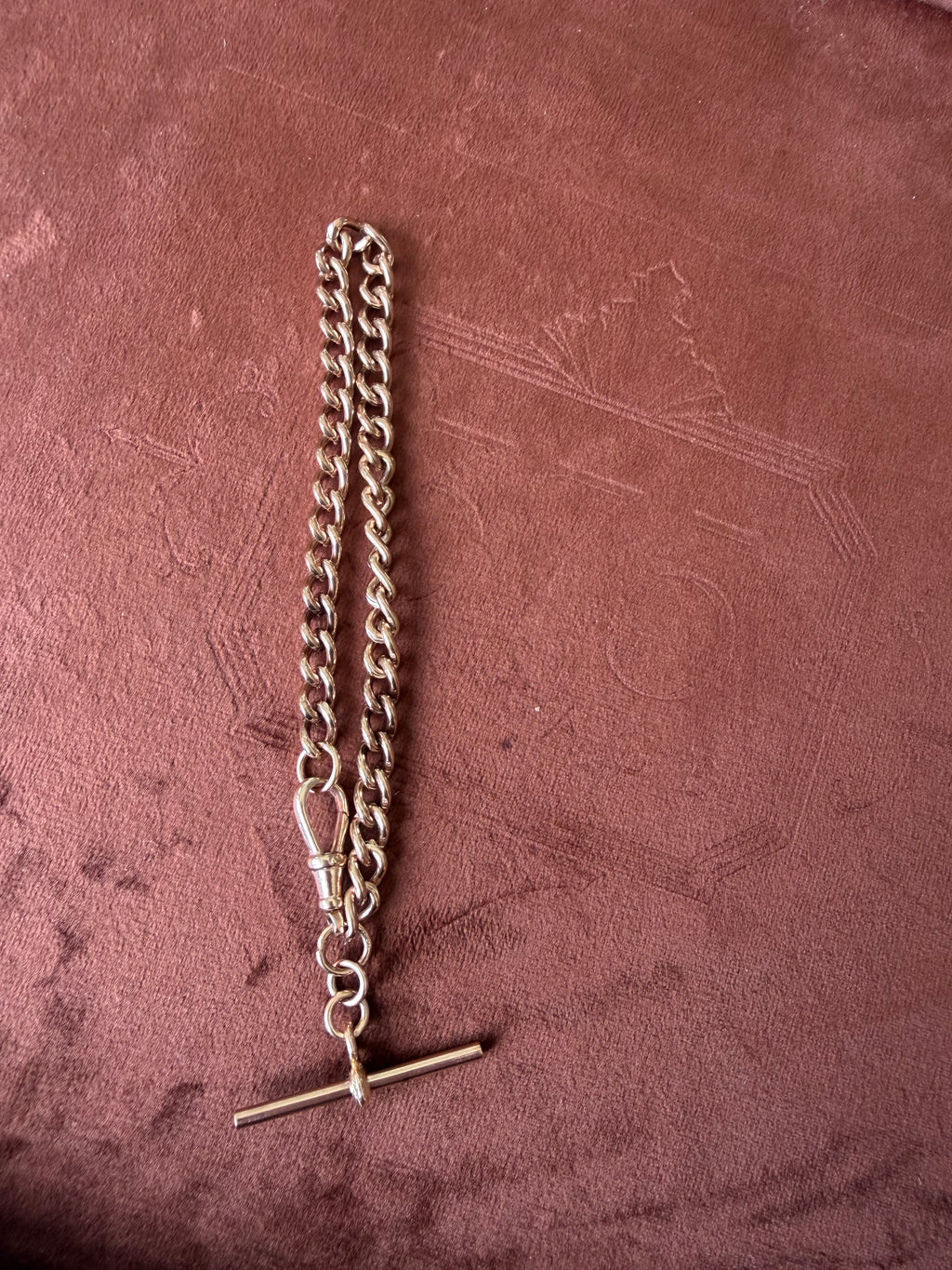 9ct Rose Gold Original Albert Chain Bracelet