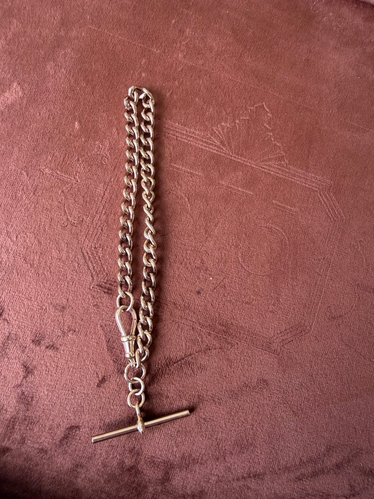 9ct Rose Gold Original Albert Chain Bracelet