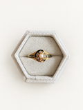 18ct Yellow Gold and Diamond Victorian Mourning Ring