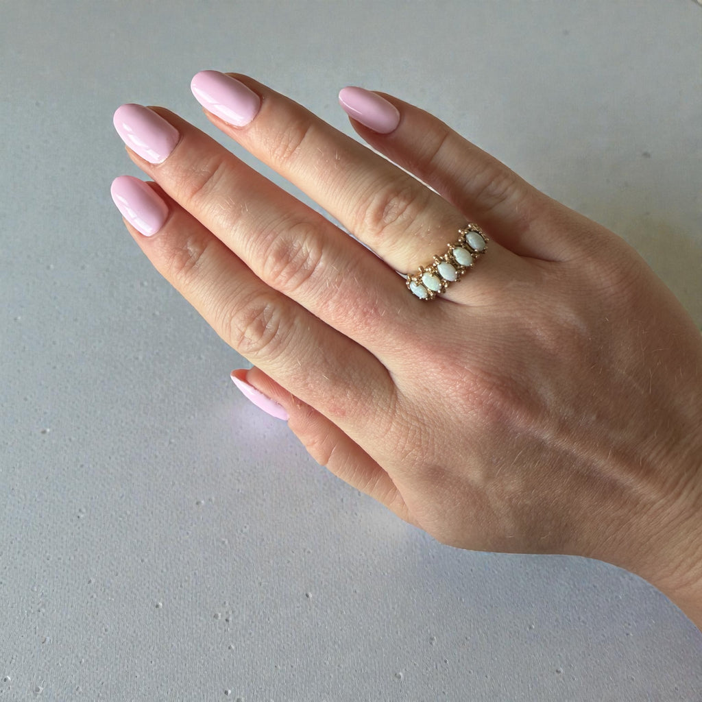 9ct Five Stone Opal Ring