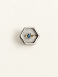 14ct Aquamarine Oval Cut Ring