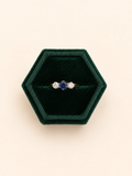 18ct Yellow Gold Diamond and Sapphire Ring