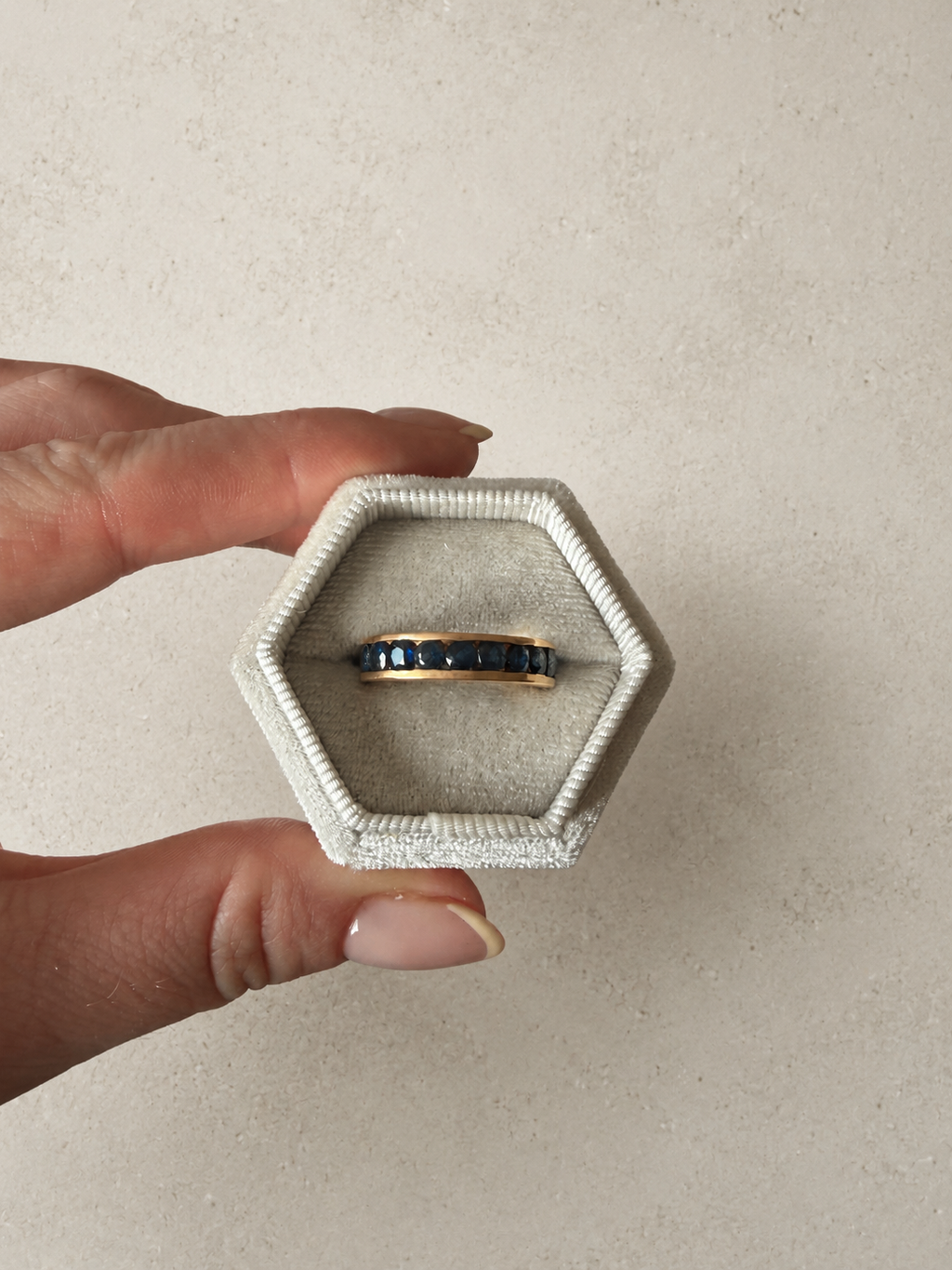 18ct Sapphire Full Eternity Ring