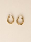 Vintage 9ct gold huggie hoop earrings – 375 Vintage