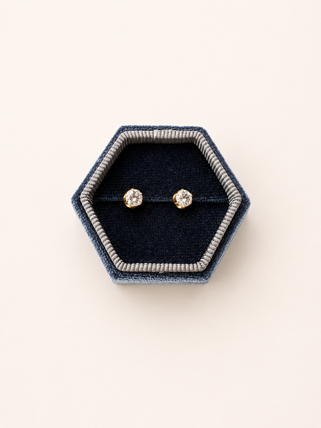 18ct Old Cut Diamond Stud Earrings