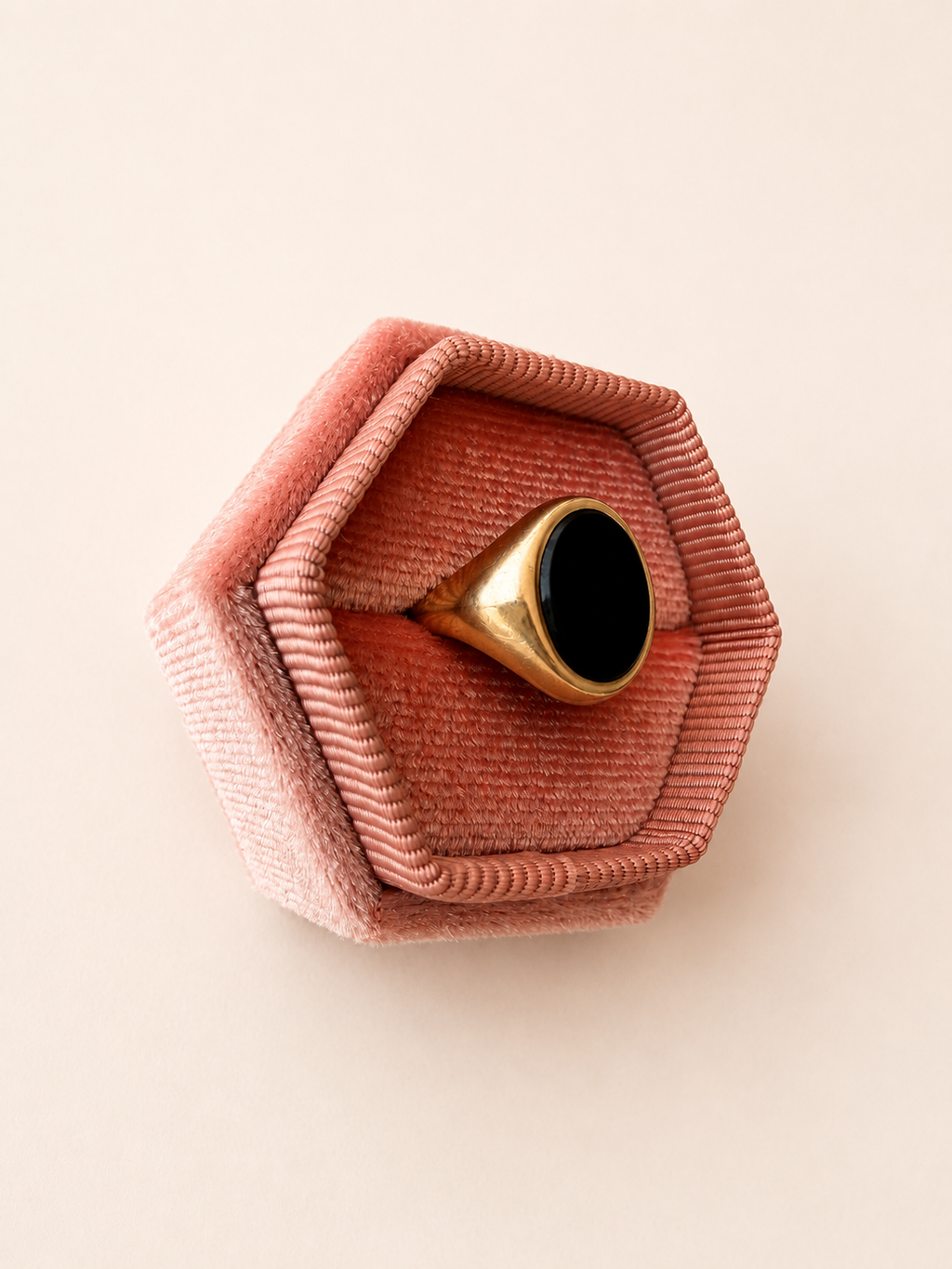 9ct Yellow Gold Onyx Signet Ring