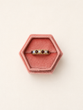 9ct Yellow Gold Opal and Garnet 7 Stone Ring