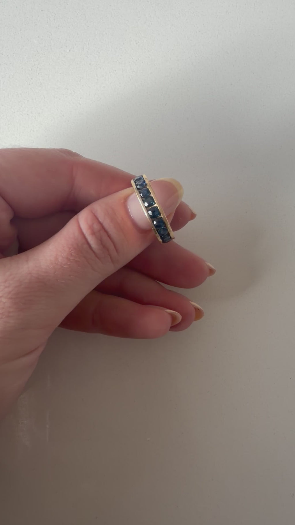 18ct Sapphire Full Eternity Ring
