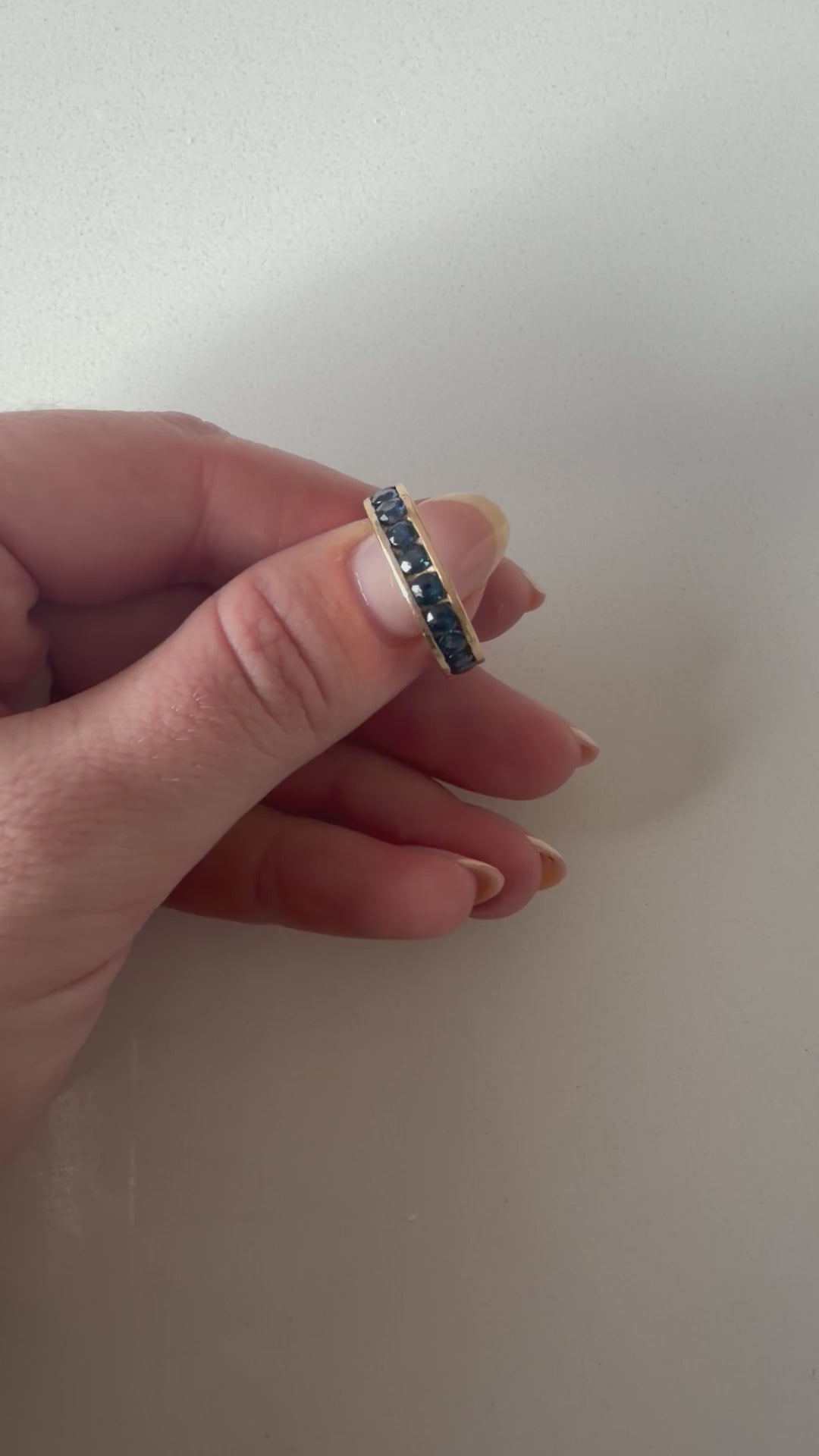 18ct Sapphire Full Eternity Ring
