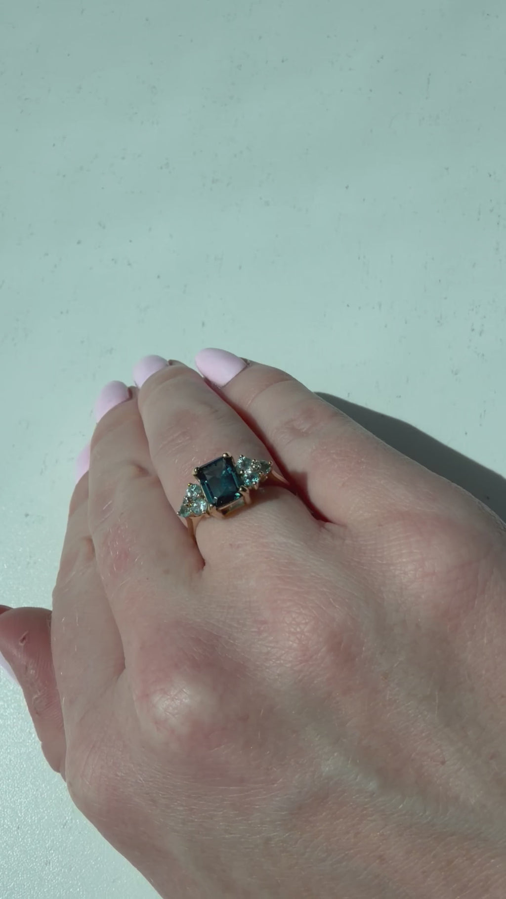 9ct  Blue Topaz Ring