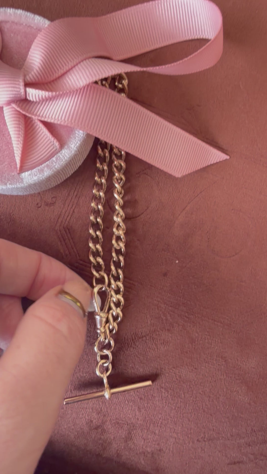 9ct Rose Gold Original Albert Chain Bracelet