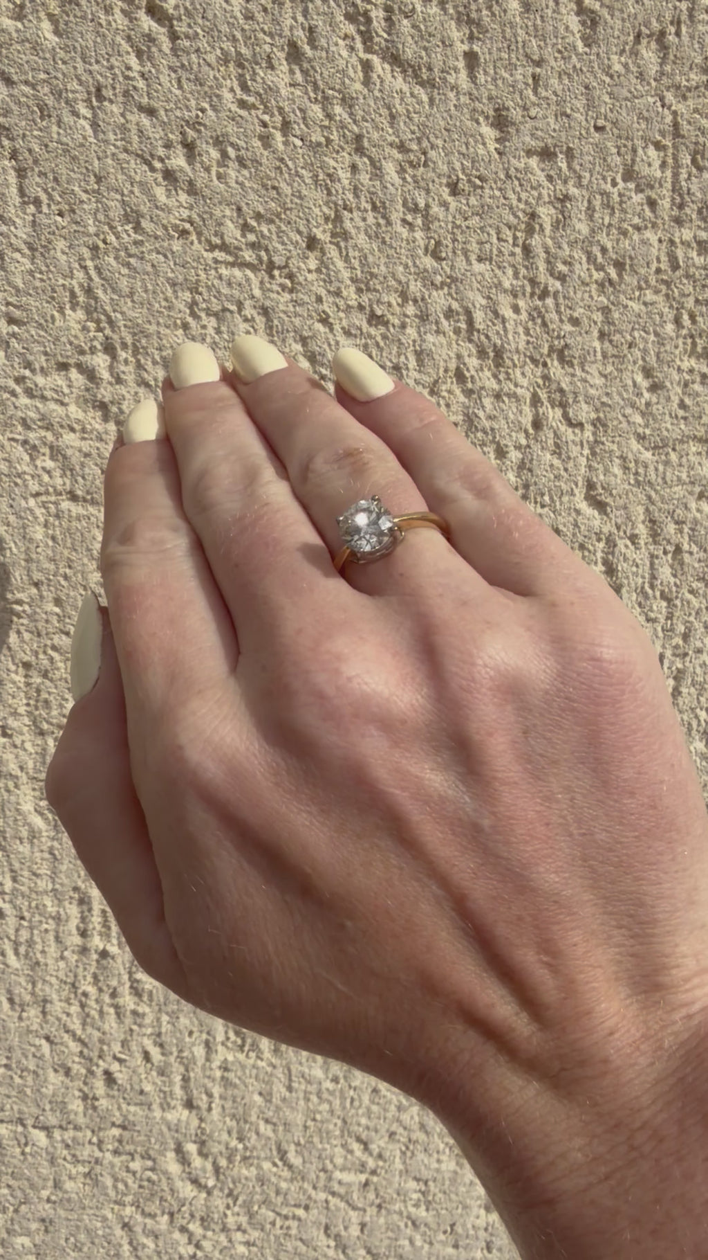 18ct Yellow Gold 2.5 Carat Diamond Ring