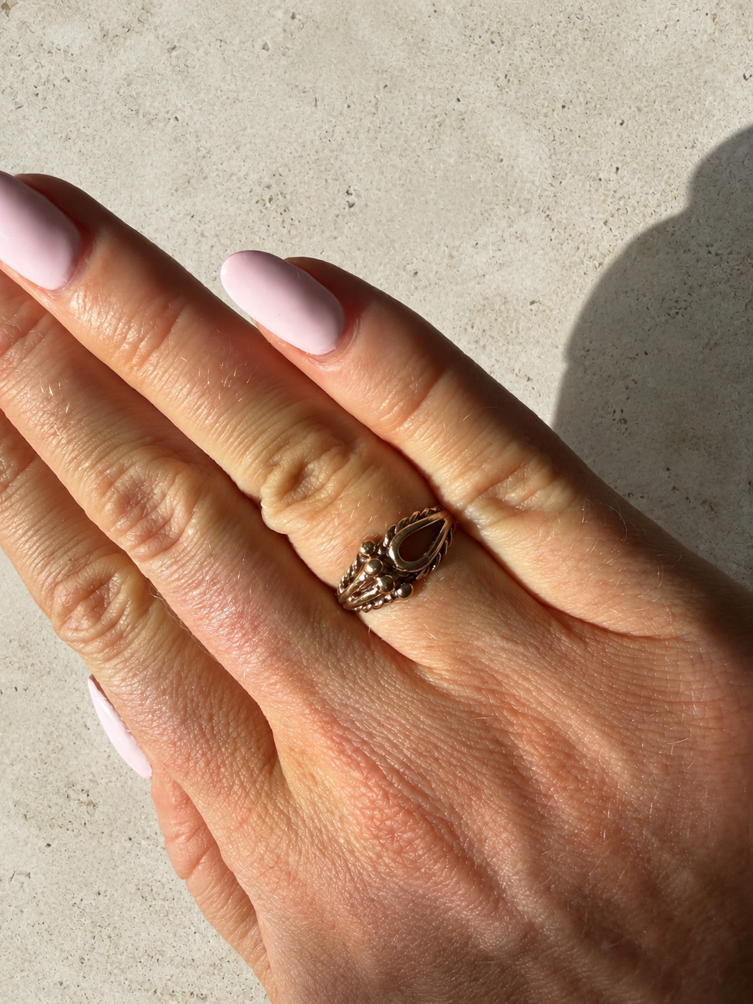 9ct Rope Gold Ring
