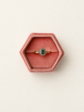 9ct Yellow Gold Topaz and Diamond Cluster Ring